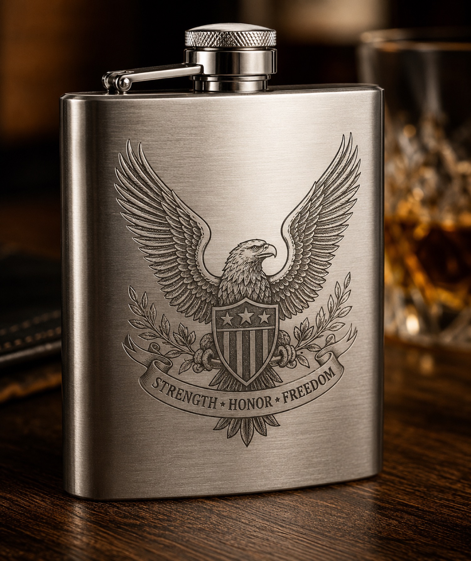AntBelt supports cylindrical engraving, and curved objects make viewing direction especially important.