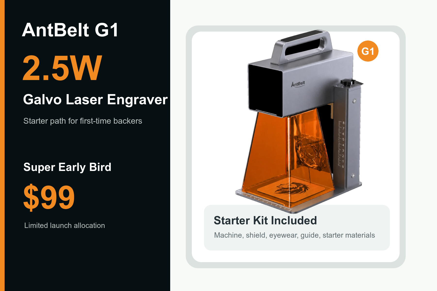 Audience: Kickstarter backers, launch visitors, cautious hardware buyers.